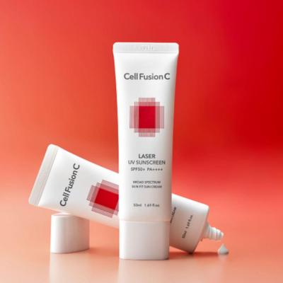 Lazeriniai UV apsaugos nuo saulės — Mažai dirginantis Derma apsaugos nuo saulės SPF50+ PA++++ (50 ml × 2)