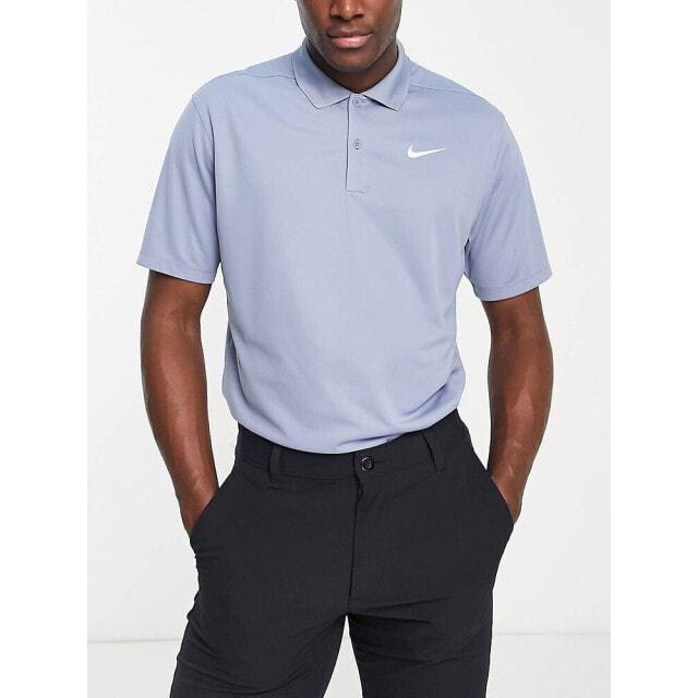 

Синяя короткая футболка-поло Nike Golf Victory