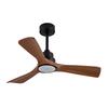 42-Inch Ceiling Fan with Light and Remote Control, Dimmable, Walnut Color, Quiet DC Motor, Indoor and Outdoor, for Patio, Bedroom, Office (no M