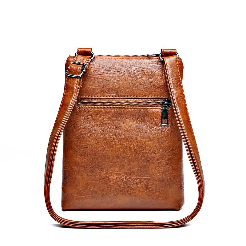 Damer Axelväska Liten Väska Kvinnor Casual Damplånbok Toppkvalitet Telefonficka Brun Kvinnor Mode Crossbody-väskor För Flickor