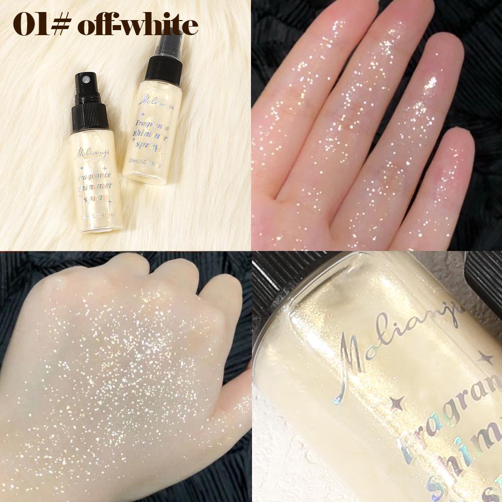 

MOLIANJI Cross-Border Glitter & Brightening Body Spray - Фиолетовый ароматизированный порошок 30ml