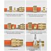 2/3 Ways Brass Joint Male/Female Thread Pipe Connectors New Copper  Joint  Solar Water Heater