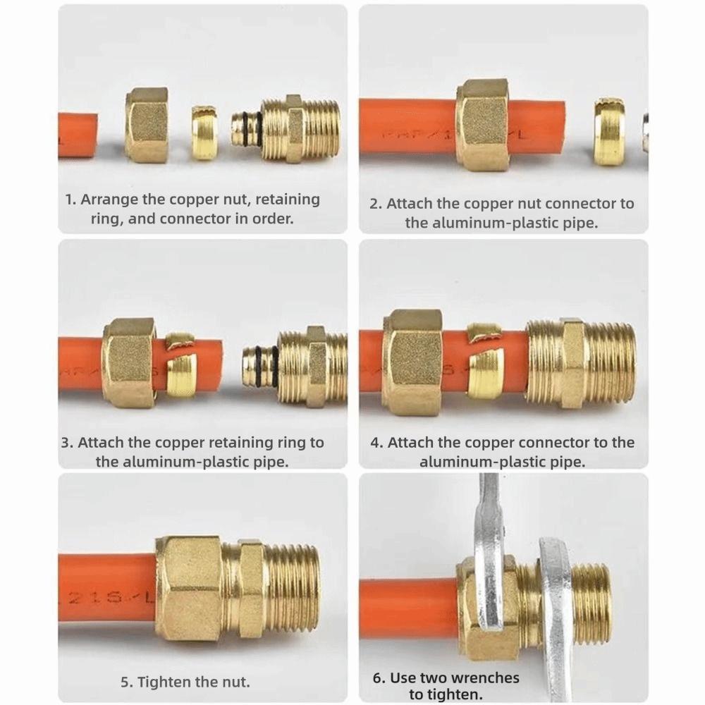 2/3 Ways Brass Joint Male/Female Thread Pipe Connectors New Copper  Joint  Solar Water Heater
