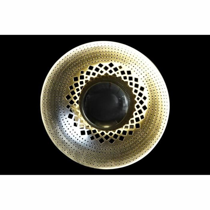 Applique Murale - Doré - Métal - 220V - 40W - Design Ethnique