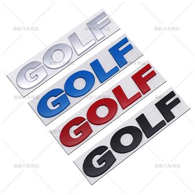 BSD1 VW 2026 Hot 3D Metal Rear Trunk Emblem Decal Car Stickers For Volkswagen VW Golf Badge MK4 MK5 MK6 MK7 MK8 Golf 5 6 7 8 Decaorat Ku2