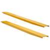 Pallet Fork Extensions, 84" Length 4.5" Width, Heavy Duty Carbon Steel Fork Extensions for Forklifts, 1 Pair Forklift Extensions, Industrial Forklift