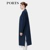 PORTS Women's Autumn/Winter 100% Wool Knit Cardigan