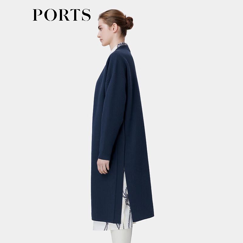 PORTS Women's Autumn/Winter 100% Wool Knit Cardigan