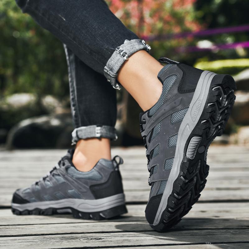 39-47 Large Anti Slip and Wear-resistant Low Top Outdoor Shoes Mesh Mountaineering Shoes Hiking Shoes Men's Shoes