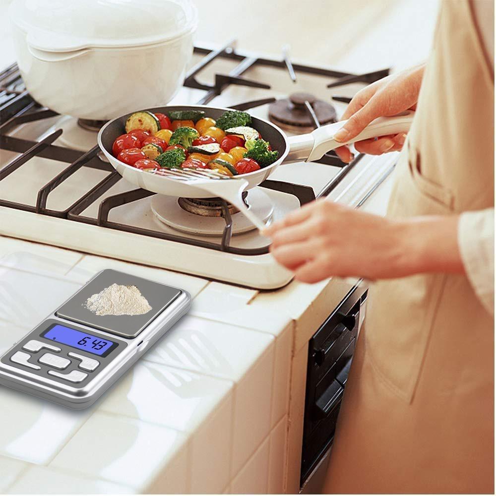 Mini digitale weegschaal Elektronische tas met hoge precisie en achtergrondverlichting