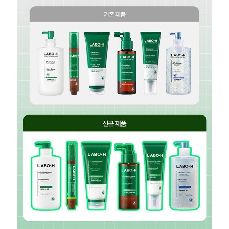 LABO-H Scalp Strengthening Tonic Serum (100ml +100ml Refill / 3.38 Fl. Oz)