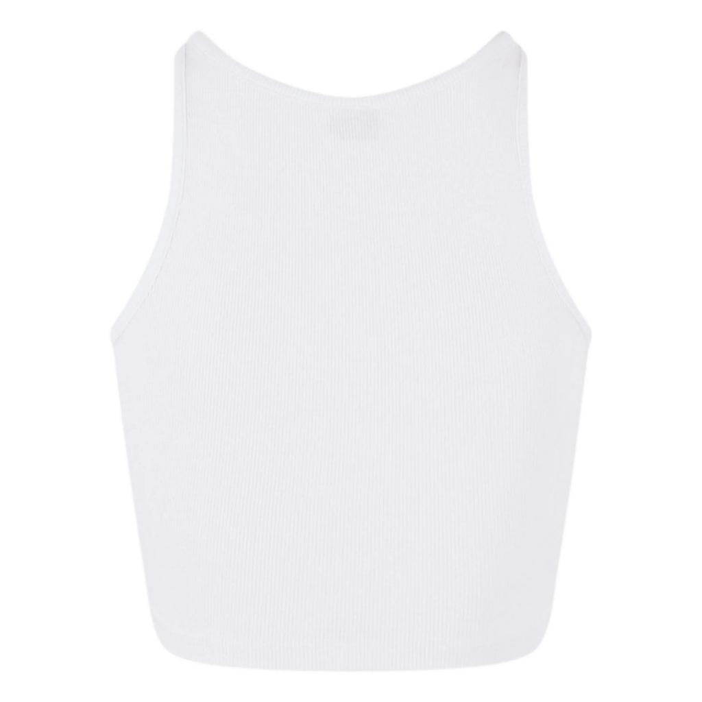 Urban Classics Womens/Ladies Ribbed Organic Crop Top (Pack of 2)