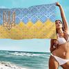 U-UkraineS Flag Beach Towel Colorful Bath Towels For Girl Microfiber Quick Dry Custom Sand Free Beach Yoga Spa Gym Pool