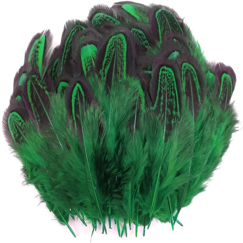 20/100Pcs Pheasant Feathers For Crafts Diy Marabou Feathers Jewelry Making Wedding Decoration Pluma Handicraft Accessories 4-8Cm