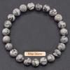 Regali Festivi Bracciale con Perle di Apatite Blu Pietra Naturale Gioielli alla Moda Rilassanti Per Uomo e Donna Accessorio Semplice Versatile per l'Uso Quotidiano