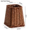Household Rattan Wicker Basket  Restaurant Serving Tabletop Display