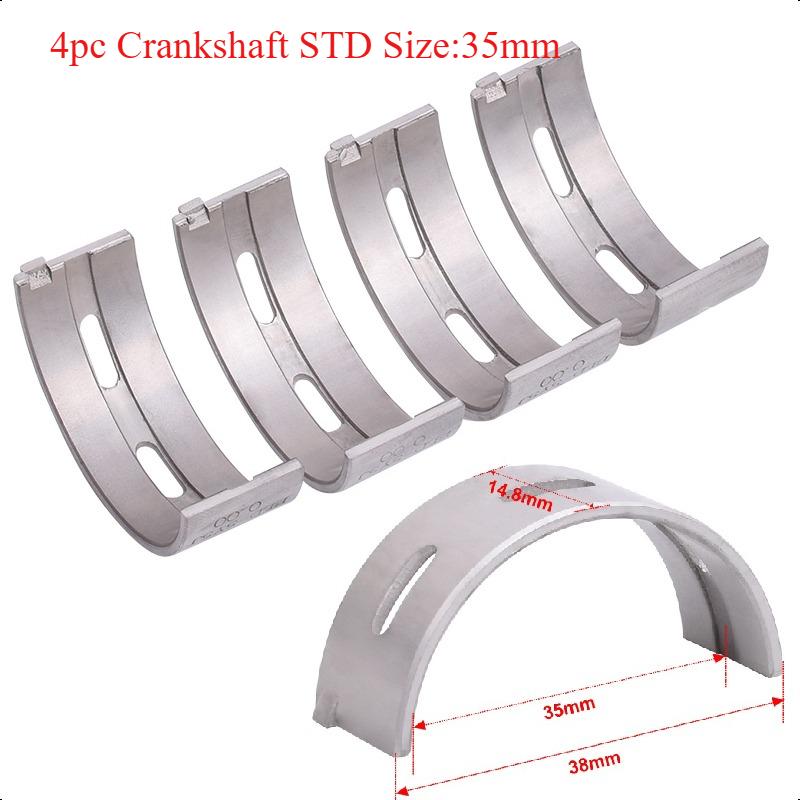 34.5mm 35mm Motorcycle Connecting Rod Crankshaft Main Bearing Set 92139-0032/4 for KAWASAKI ZX-10R 2007 ZX 10R ZX10R 2007