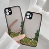 Scenery Girl Cute Illustration Phone Case For iPhone 16 15 13 12 11 Pro Max Mini SE2 7 8 14 Plus XS X XR Shockproof Back Cover