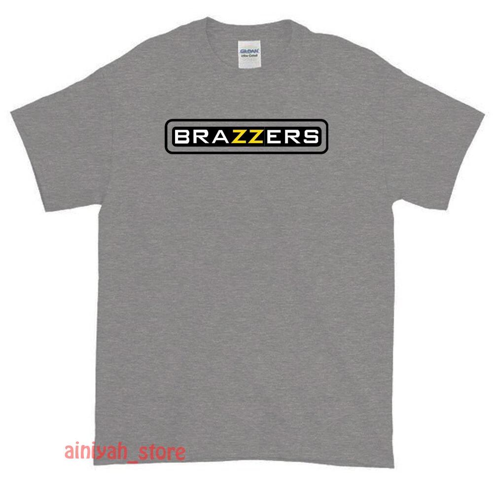 

New Shirt BRAZZERS Logo Men s Funny T shirt USA Size S-XXL 2XL