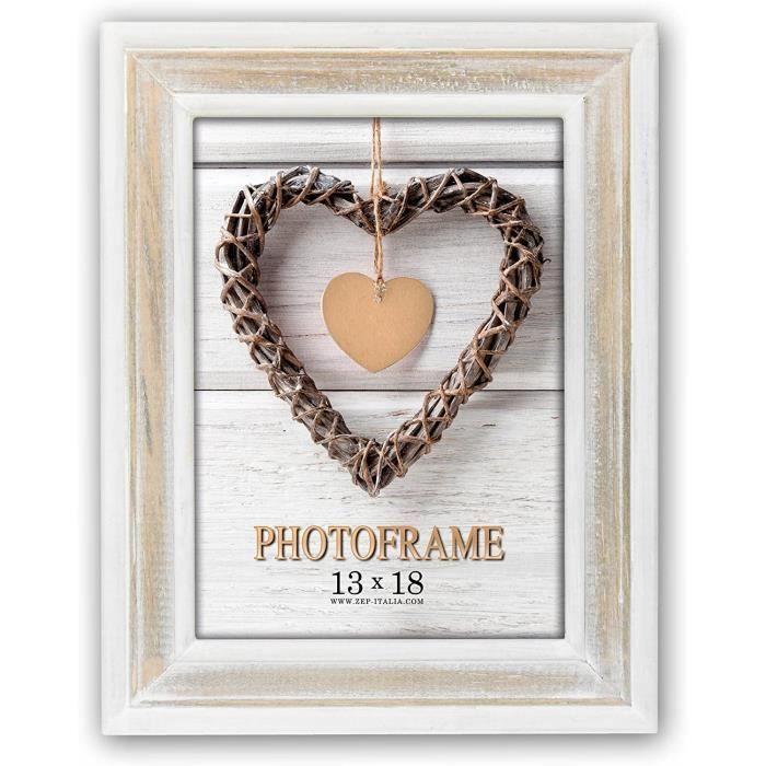 Zep zacapa cadre photo, bois, multicolore, 18 x 2 x 23 cm - ez557