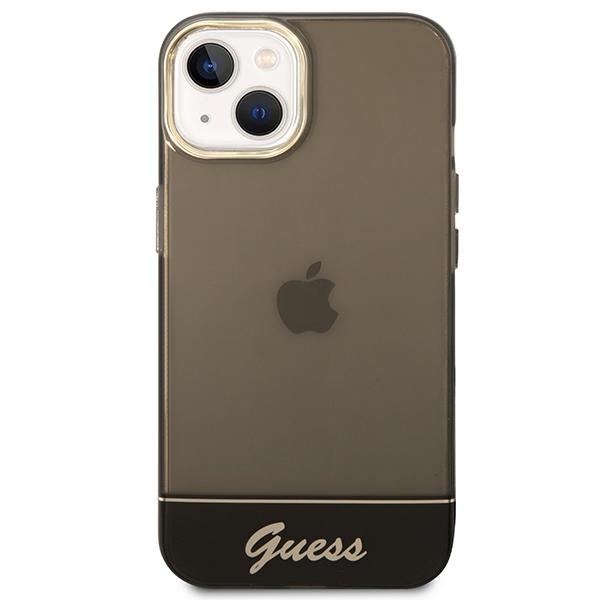 Guess Guhcp14Mhgcok Iphone 14 Plus / 15 Plus 6.7 Czarny/Black Hardcase Translucent