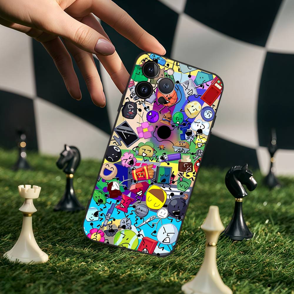 Bfdi B-Battle For D-Dream Black Silicone Phone Case For Iphone 17 Air 16 15 14 13 12 11 Pro Max Plus Back TPU
