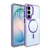Applicable To Samsung S26plus Transparent Mobile Phone Case S24 Two-color Anti-drop s25UItra Magnetic Protective Case