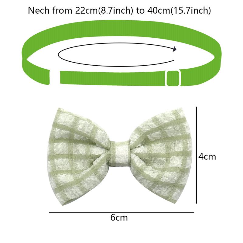 50/100PCS Dog Cat Bowties Adjustable Daily Puppy Collar Bows Classics Stripe Neckties for Small Dog Pet Dog Grooming Accessories