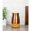 Copper Metallic Clear Glass Jars | See Through Bottom Jar | Jars for Snacks, Fry Food, Masala, Spice, Pickles, Cookies |1300 ML | Set Of 1