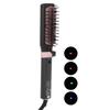 Foldable Hair Straightener Brush Fast Heating Hair Brush Adjustable Electric Hair Brush