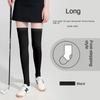 Silk Cooling Sensation High Legging Stockings Riding Socks Sports Socks Golf Stockings Leg Cover