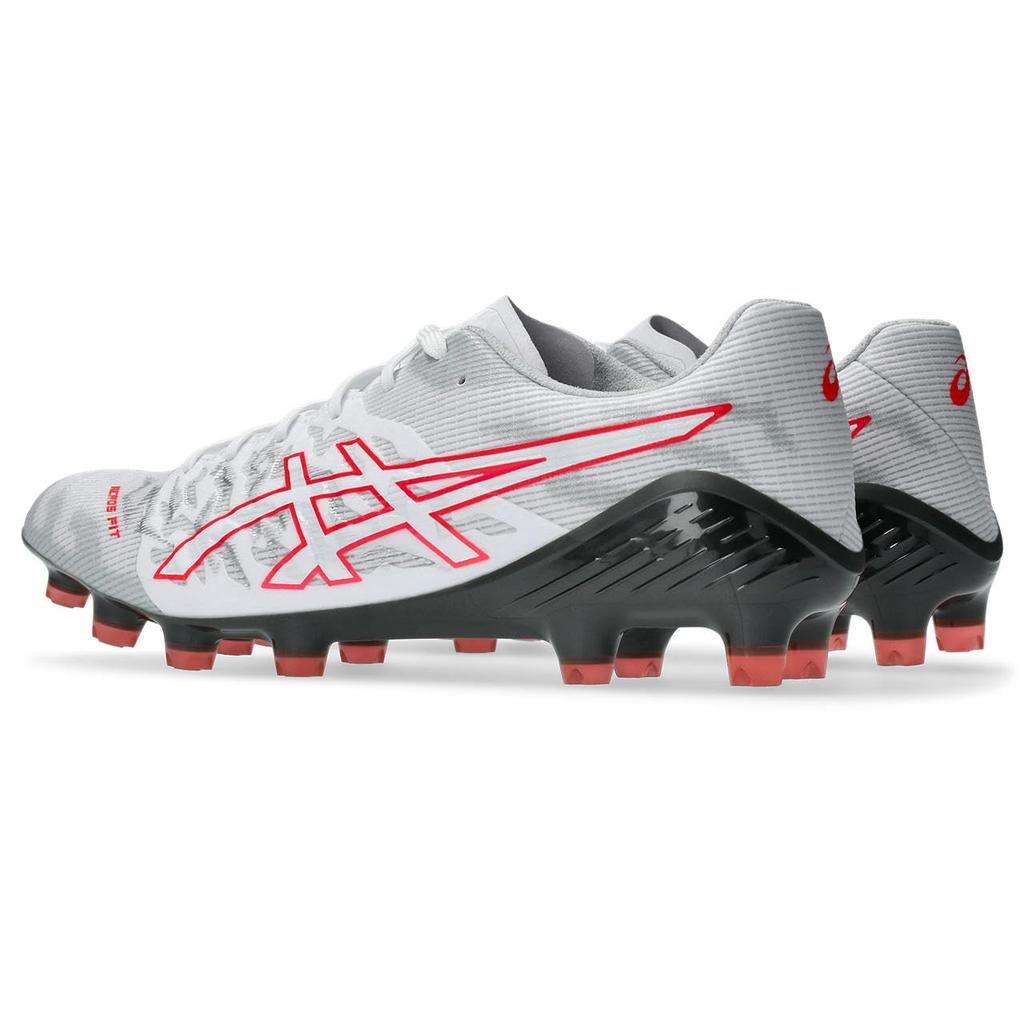 ASICS DS LIGHT ACROS 3 Soccer Shoes Size 104 Size 2E (1101A070), Men's, (White/Flash Red), 27.5 cm,