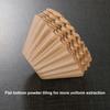 50PCS Disposable Coffee Filter Paper Cake Type Hand-brewed Coffee Filter Paper Espresso Coffee Paper Bowls