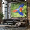 Tropical Macaw Art Tapestry Living Room Bedroom Decor Wall Hanging