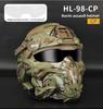 Real CS Full Face Bag Head Protective Mask Helmet Set Personalized Dress Mask Built-in Earphones Video Props