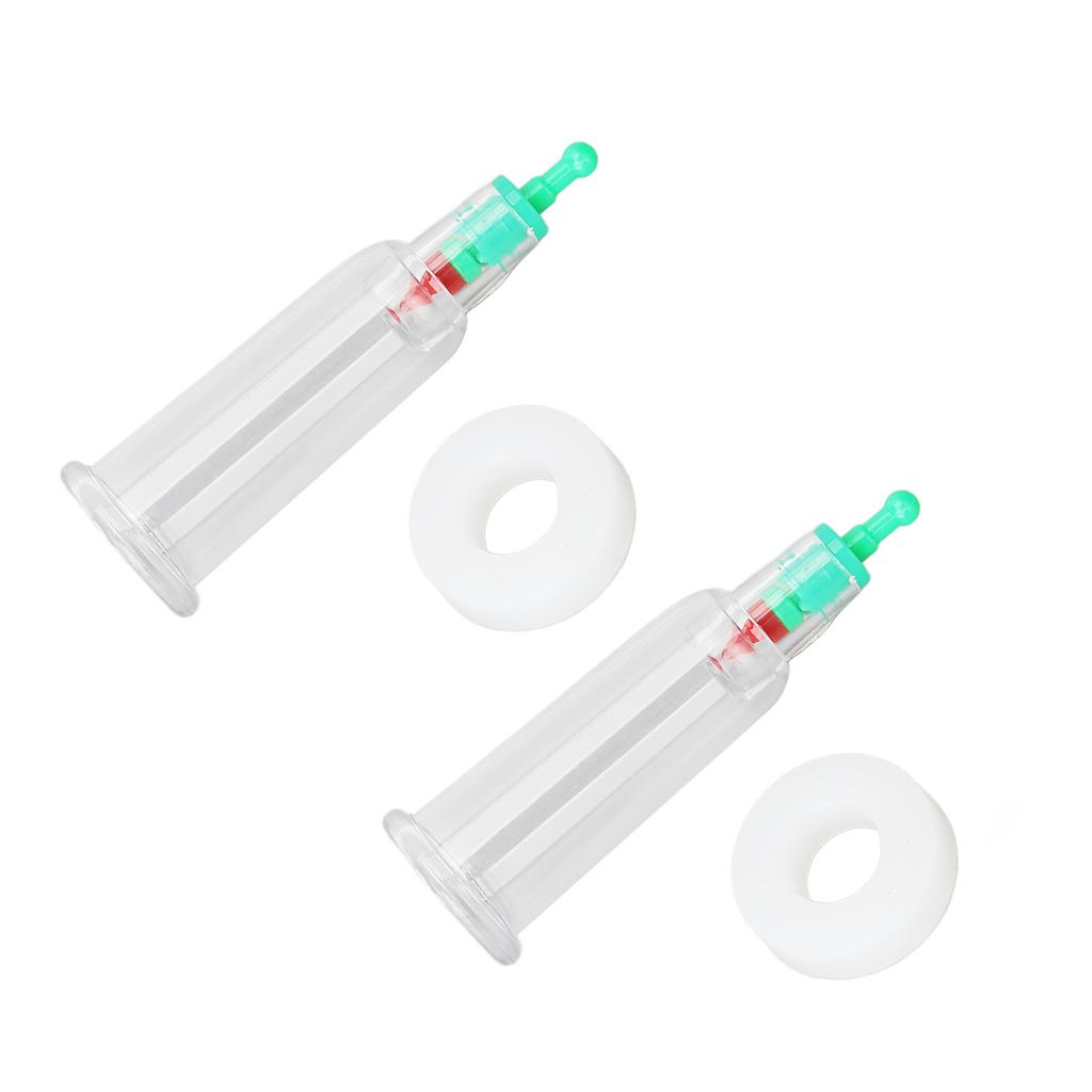 2pcs Finger Vacuum Cups Promote Circulation Muscle Relaxing Cupping Suction Cups with 2 Sealing