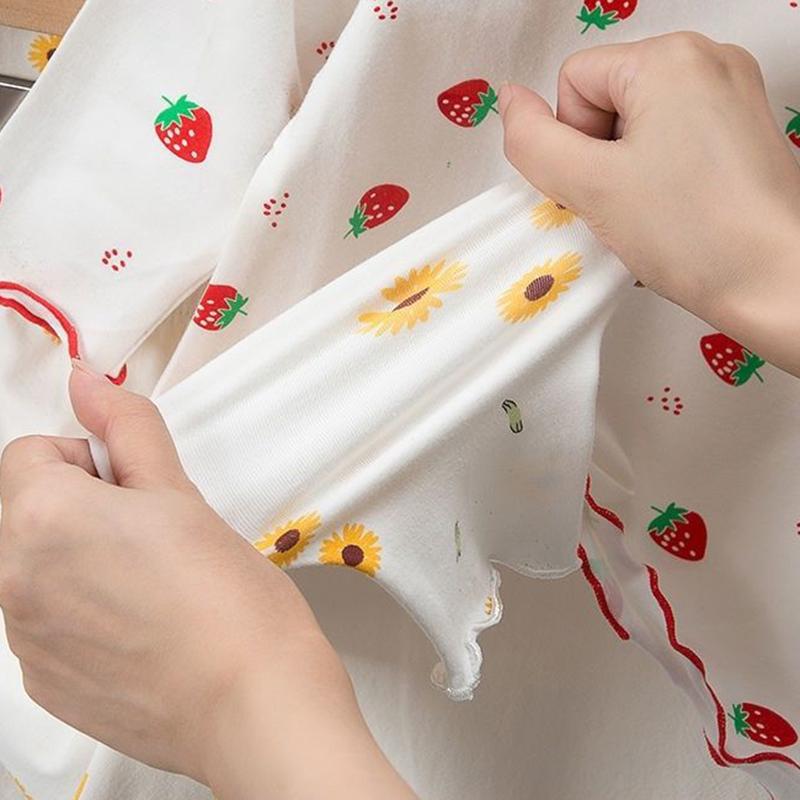 Baby-Mädchen Kurzarm-Oberteil und Shorts Sommer-Set aus Eisseide, dünne Loungewear, Kinderkleidung, zweiteiliges Set