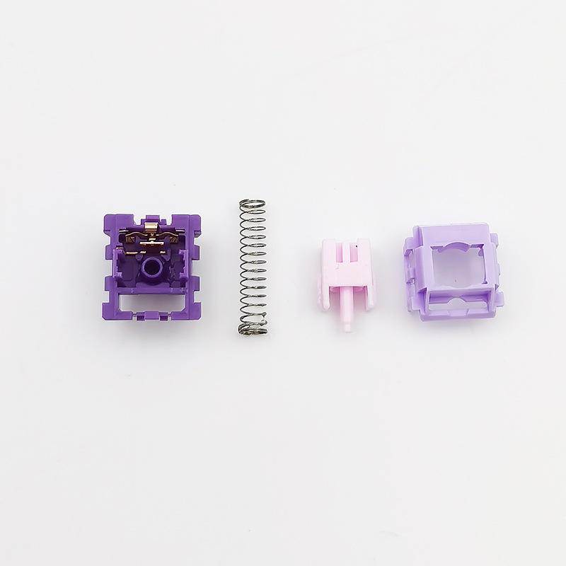 MMD Starry Flower Linearer Tastaturschalter 3-Pin 45gf Für Hot-Swap Mechanische Tastatur Pom-Achse Fabrikgeschmiert Benutzerdefiniertes Spiel-KIT