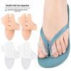 Double Hole Arch Support Flip-Flop Sandals with Toe Separators and Shock Absorption