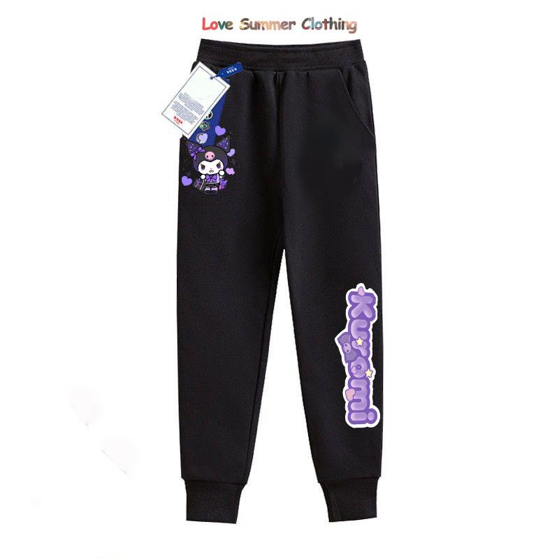 Mikina s kapucí na zip Kawaii Dětská Streetwear Kuromi Dětská Mikina na zip Dětská Mikina Manga Oblečení Dítě Dívka Chlapec Top Mikina