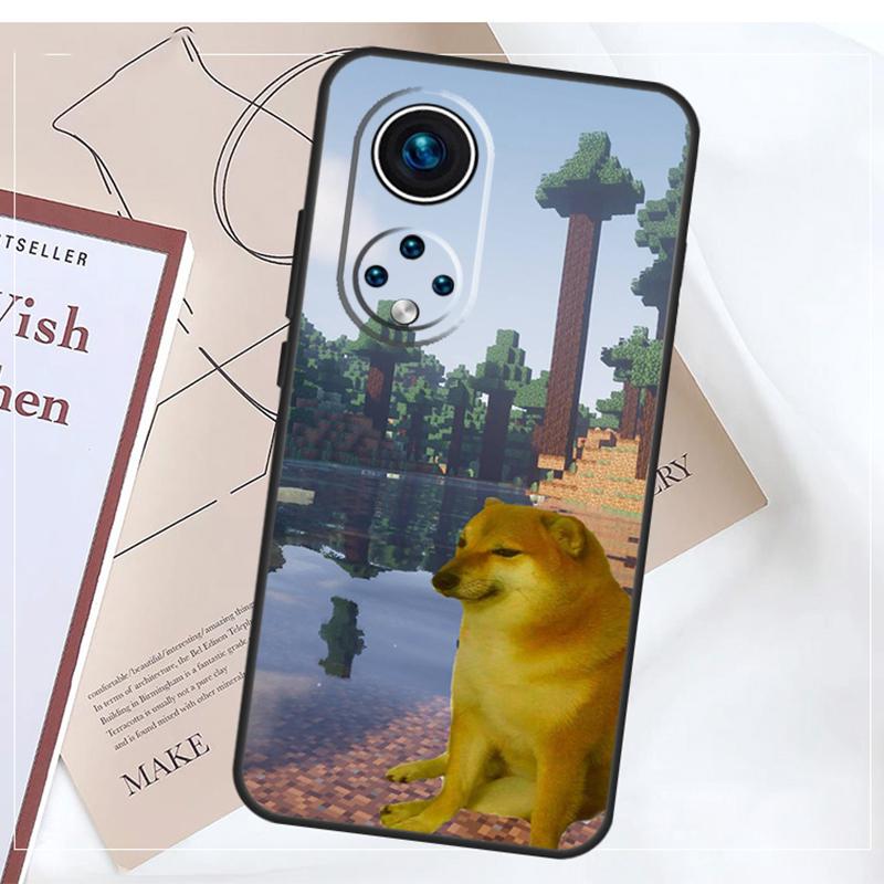 Funny Cheems Doge Case For Honor Magic 8 7 5 6 Pro X9a X9b X9c X9d X8b X8c Win RT 50 70 90 200 400 Pro Cover