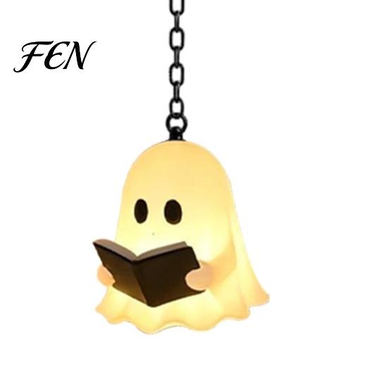 Geschenklampe für Bücherwürmer Geister Bücherregal Licht, Dekorative Bibliothekslaterne, Vintage Fantasy Bücherleseecke Lampe, Magische Hütte Kernbeleuchtung Leselicht