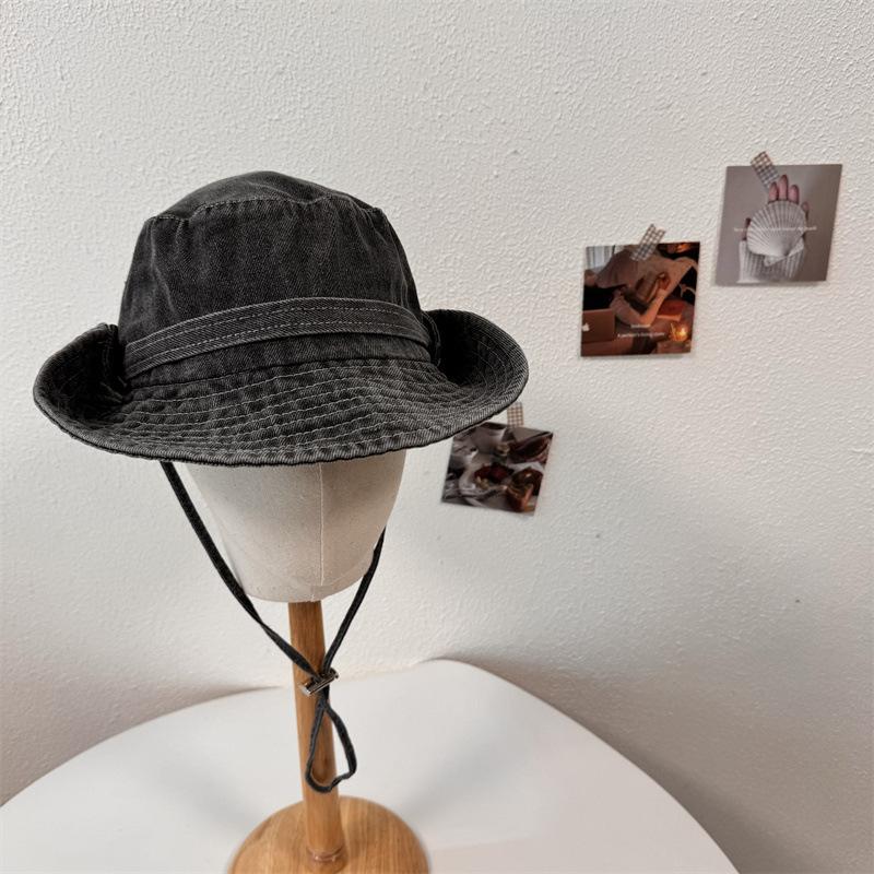Western Cowboy Hat Bucket Hat Sunshade Sun Hat Women Outdoor Travel Camping Fishing Basin Hat Men