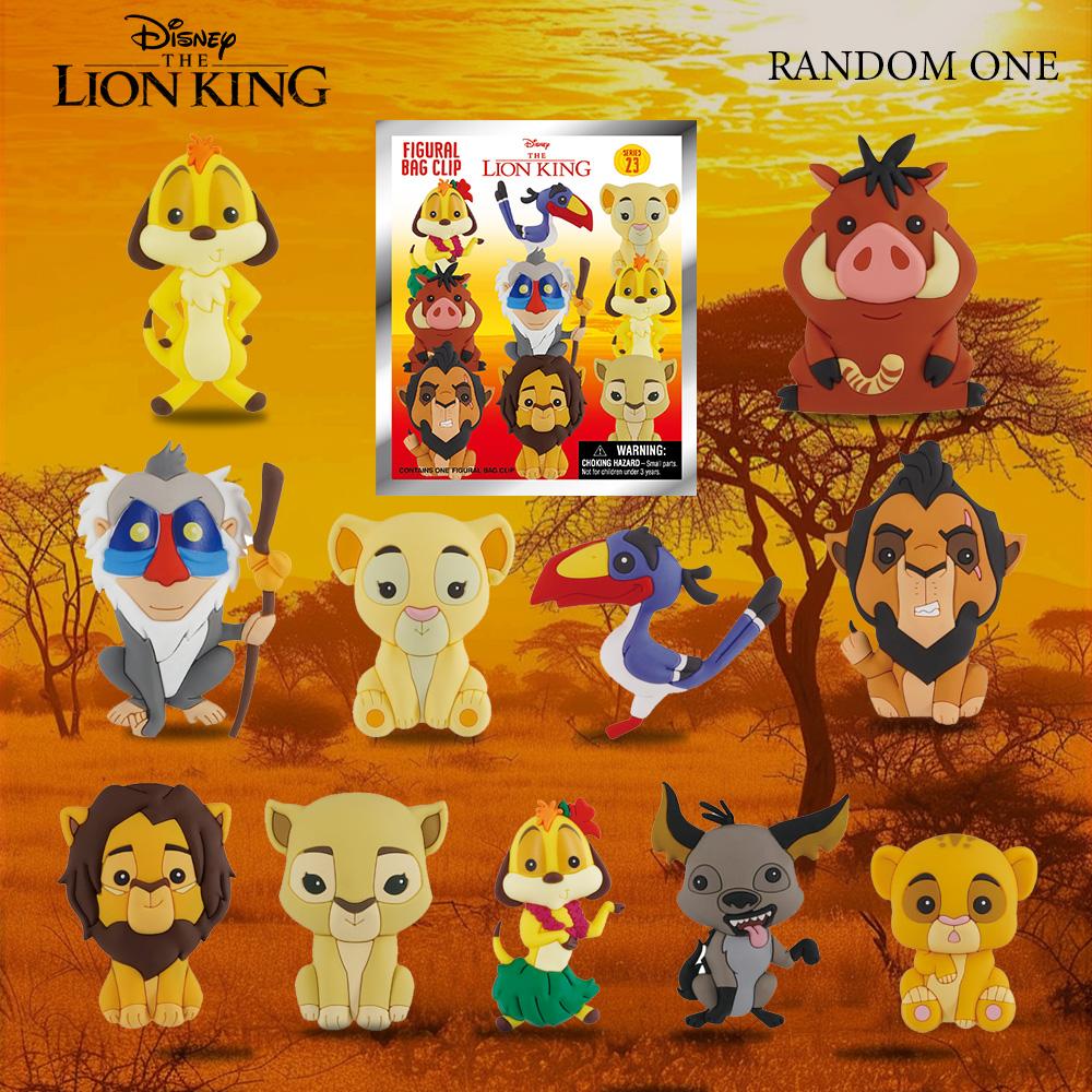 1PC Lion King Officially Licensed Blind Box 3D Figurine Bag Clip Collectible Cute Cartoon Merchandise Bags Accessories GreatGift