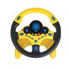 Musikalisch-leuchtendes Lenkrad-Spielzeug für Kinder zum Nachspielen von Autofahren – Kompatibel mit Kinderautos, Pädagogisches Geschenk für Kleinkinder, Jungen & Mädchen, Gelb