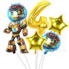 6 ks fóliové balónky narozeninový motiv Party dekorace Potřeby pro miminko Chlapecké děti Hračky Air Globos