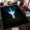 Glowing Rune In Mystical Forest Setting Non-slip Rug Suitable for Living Room and Bedroom Sofas