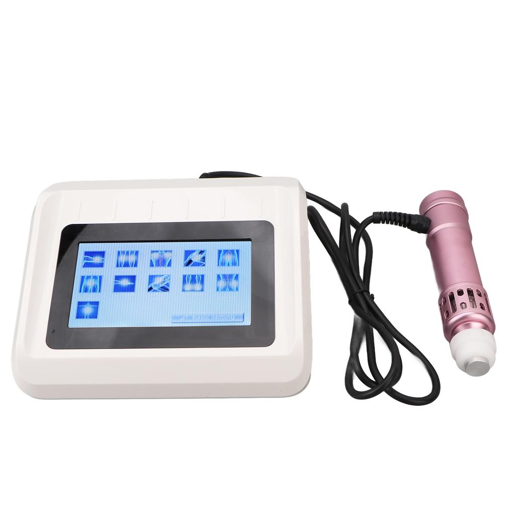 Electric Shockwave Therapy Machine 4 Massage Heads 16 Frequency ED Shockwave Treatment Device Rose