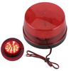 Lampe d'avertissement à LED stroboscopique d'urgence Lampe de signalisation DC12V Lentille rouge pour camping-car Caravane Camion