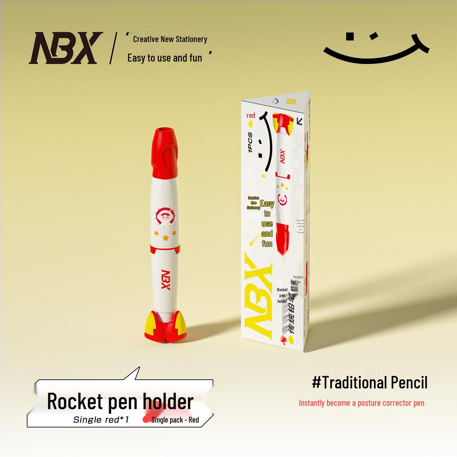 

Подставка для ручек NBX Rocket Grip для 1-2 классов: Правильный хват для письма для начинающих.
